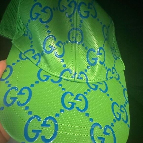 Brand new with box Gucci - GG Embossed Baseball Cap in Green size xl  60 cm - Picture 7 of 14